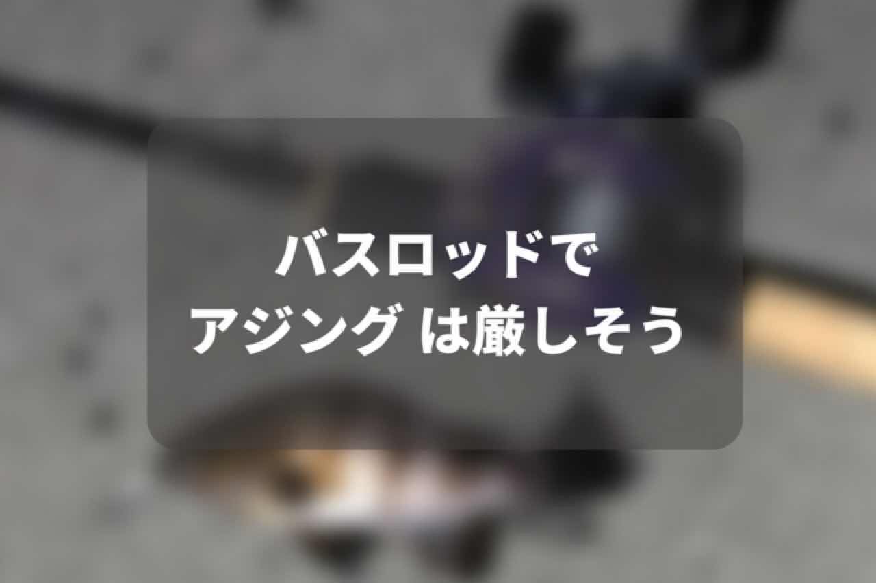 アルファスSV仕様＆バスロッドでメバリング。アジングは厳しい。 | 狐福